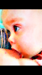 Baby breastfeeding